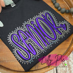 Senior Embroidered Sweatshirt - Available with and without spangles