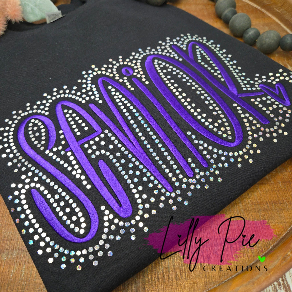 Senior Embroidered Sweatshirt - Available with and without spangles