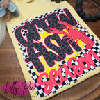 Checkered Crawfish Season Comfort Colors T-shirt