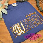 Custom Embroidered Volleyball Shirt - Customize Colors and Wording