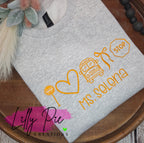 Personalized School Bus Driver Icon Sweatshirt