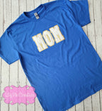 Baseball Mom Glitter Chenille T-shirt