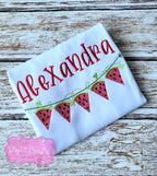 Personalized Watermelon Banner Shirt
