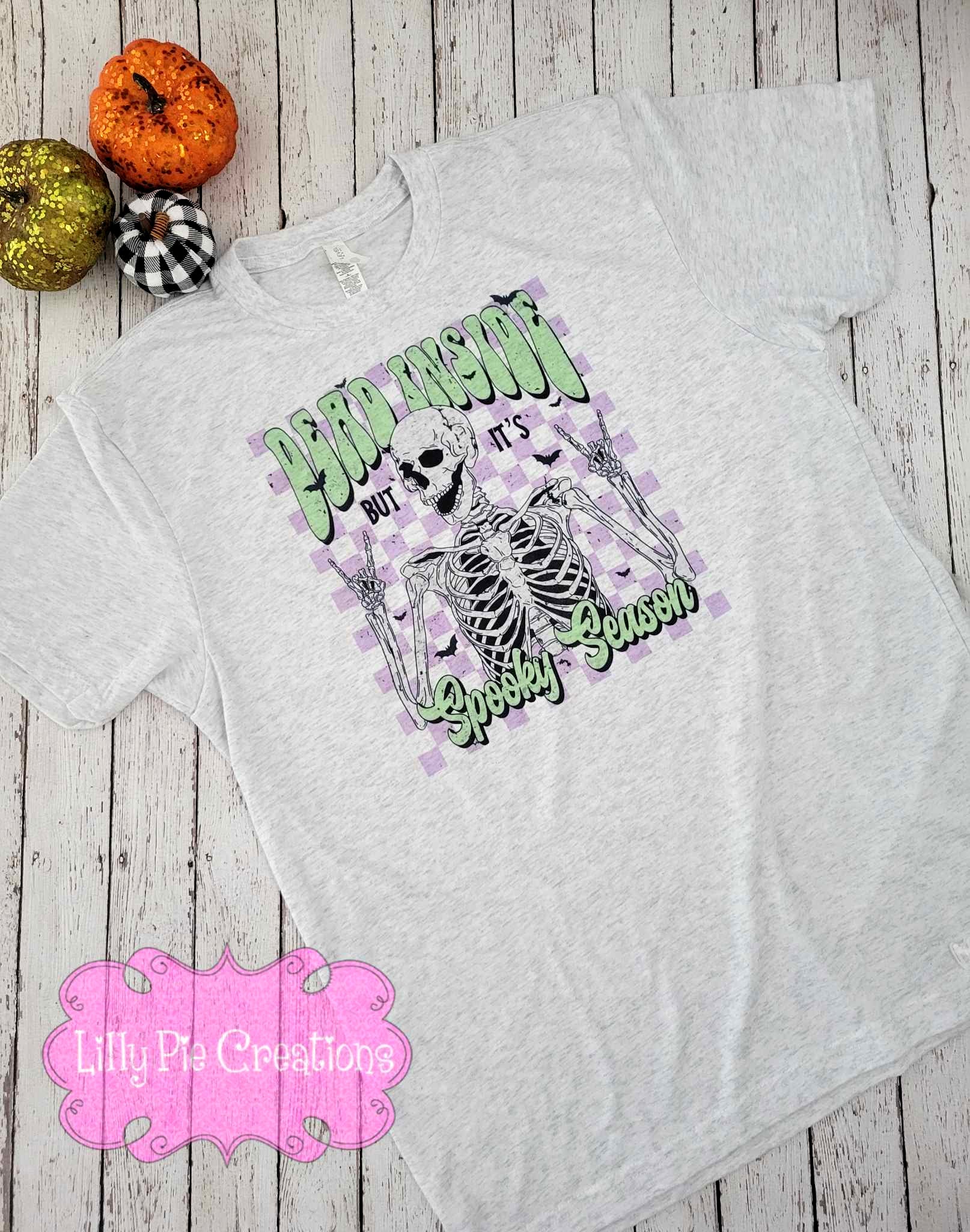 Dead Inside But It's Spooky Season Halloween Shirt