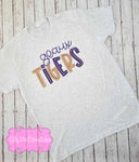 Geaux Tigers Purple and Gold T-Shirt