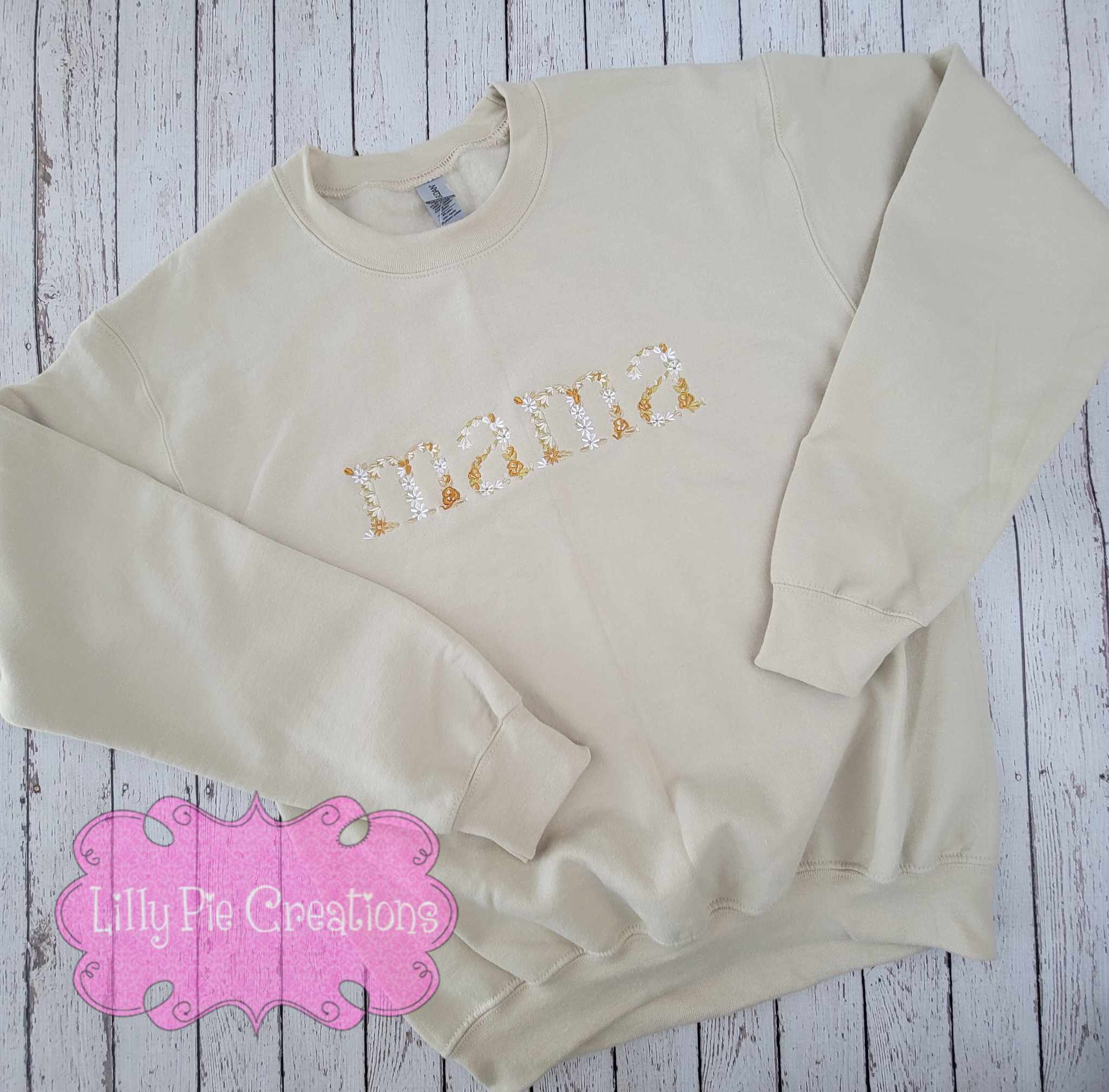 Floral Mama Sweatshirt - Available in pink flowers, blue flowers or neutral flowers