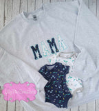 Mama Applique Sweatshirt -11/28/25 is Last Day to order for Christmas delivery