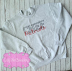 Varsity Letter with Mascot School Spirit Sweatshirt