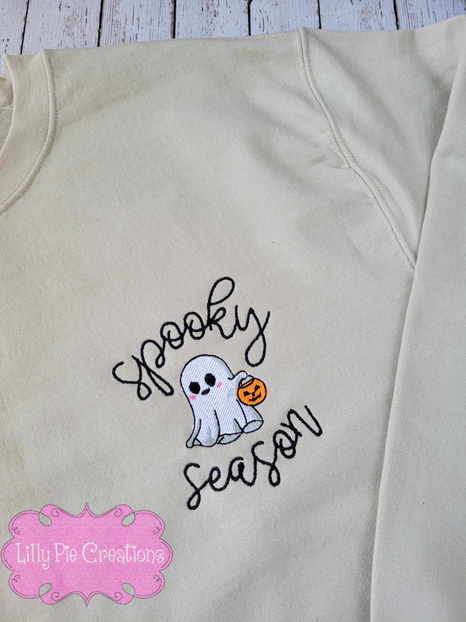 Spooky Season Ghost Unisex Adult Halloween Sweatshirt