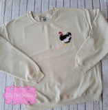 Chicken Sweatshirt - Fringe Chicken Sweatshirt
