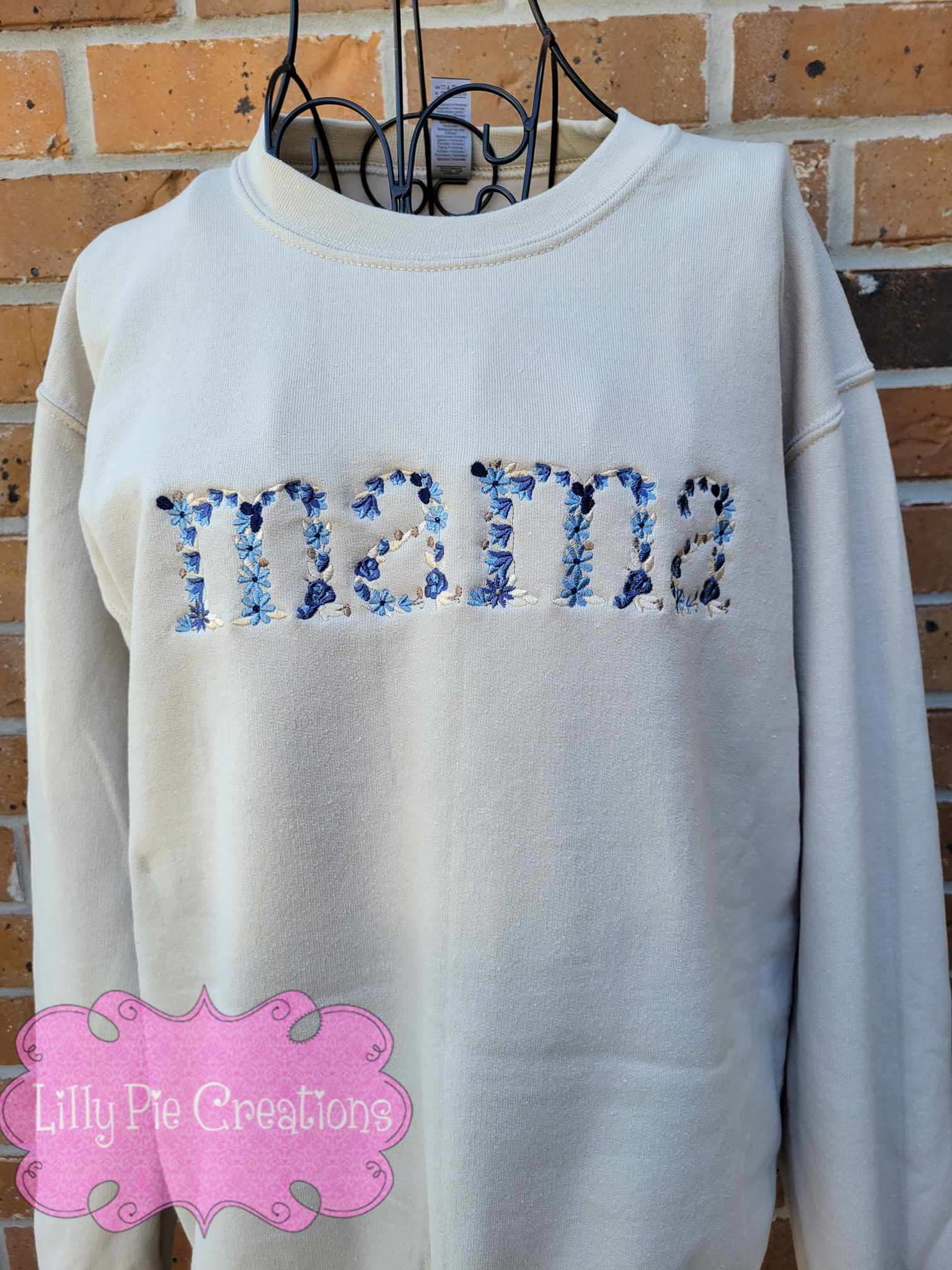Floral Mama Sweatshirt - Available in pink flowers, blue flowers or neutral flowers
