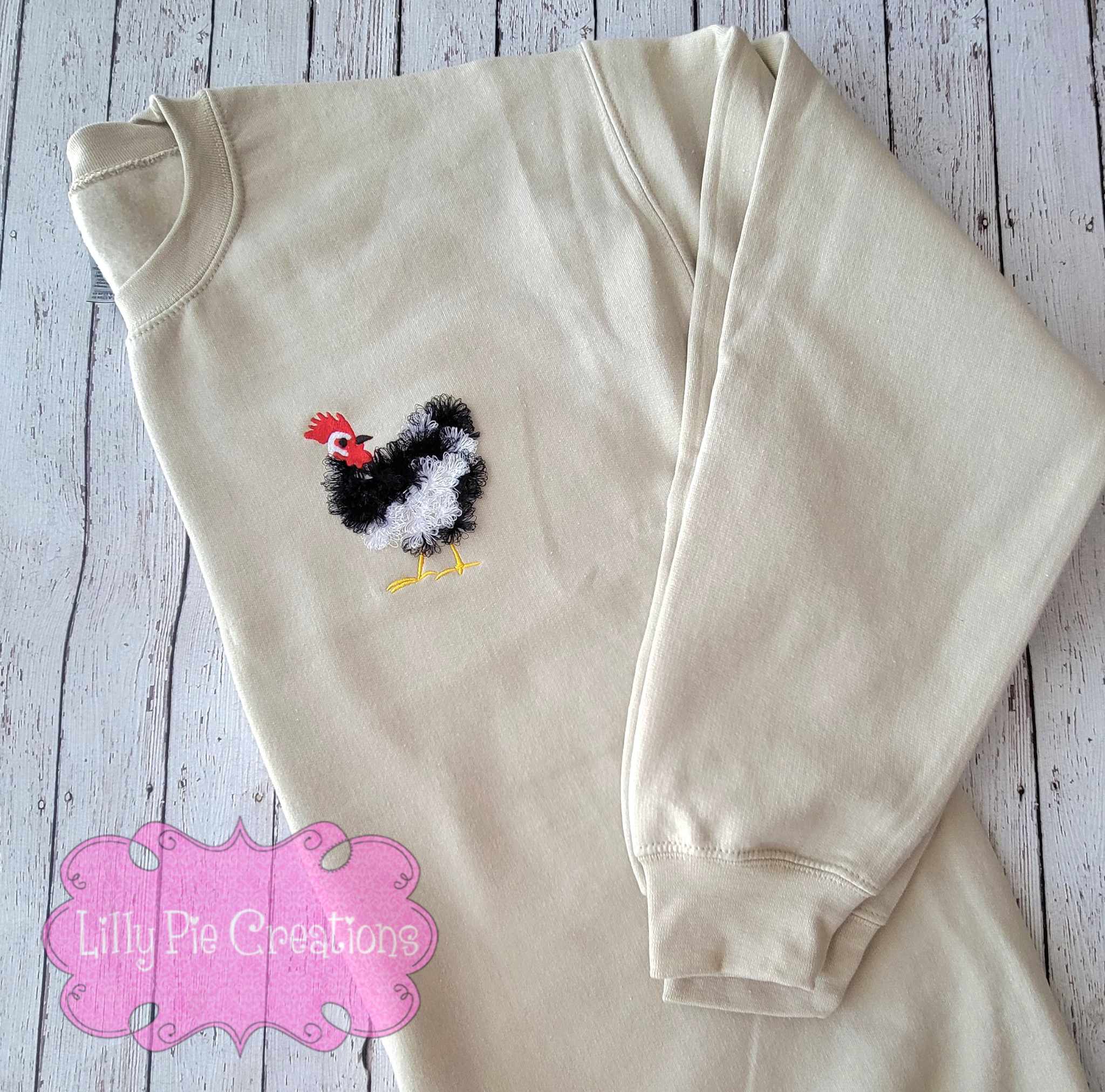 Chicken Sweatshirt - Fringe Chicken Sweatshirt