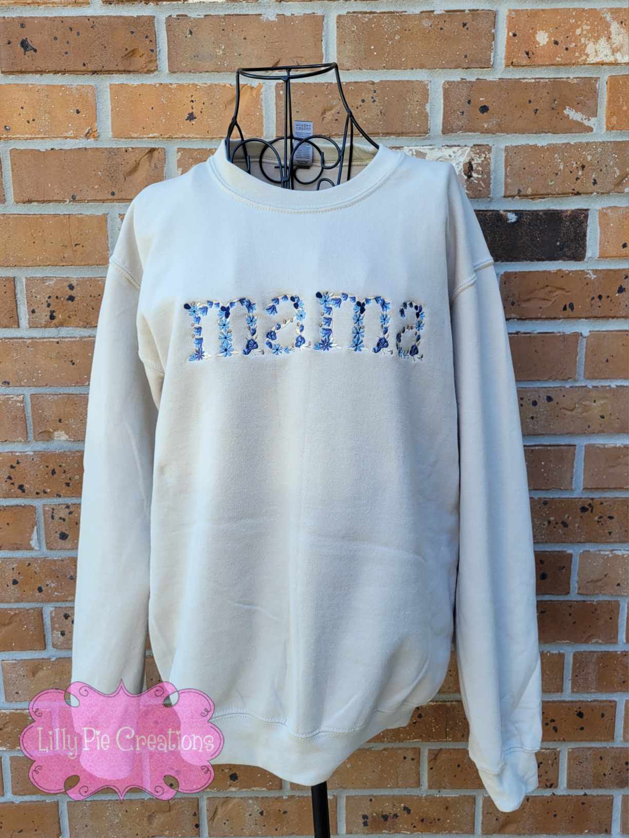 Floral Mama Sweatshirt - Available in pink flowers, blue flowers or neutral flowers