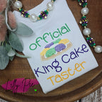 Official King Cake Taster Kids Mardi Gras Shirt