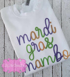 Mardi Gras Mambo Faux Tinsel Sweatshirt - Available in T-shirt or Sweatshirt