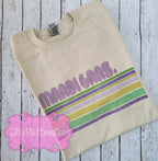 Unisex Mardi Gras Retro Shirt - Ladies Mardi Gras Tee