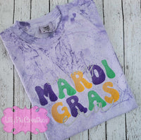 In My Mardi Gras Era Comfort Colors T-Shirt -Embroidered Mardi Gras Shirt