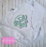 Script Mardi Gras Retro Sweatshirt - Available in T-shirt, Raglan and Sweatshirt