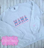Mama Applique Sweatshirt -11/28/25 is Last Day to order for Christmas delivery