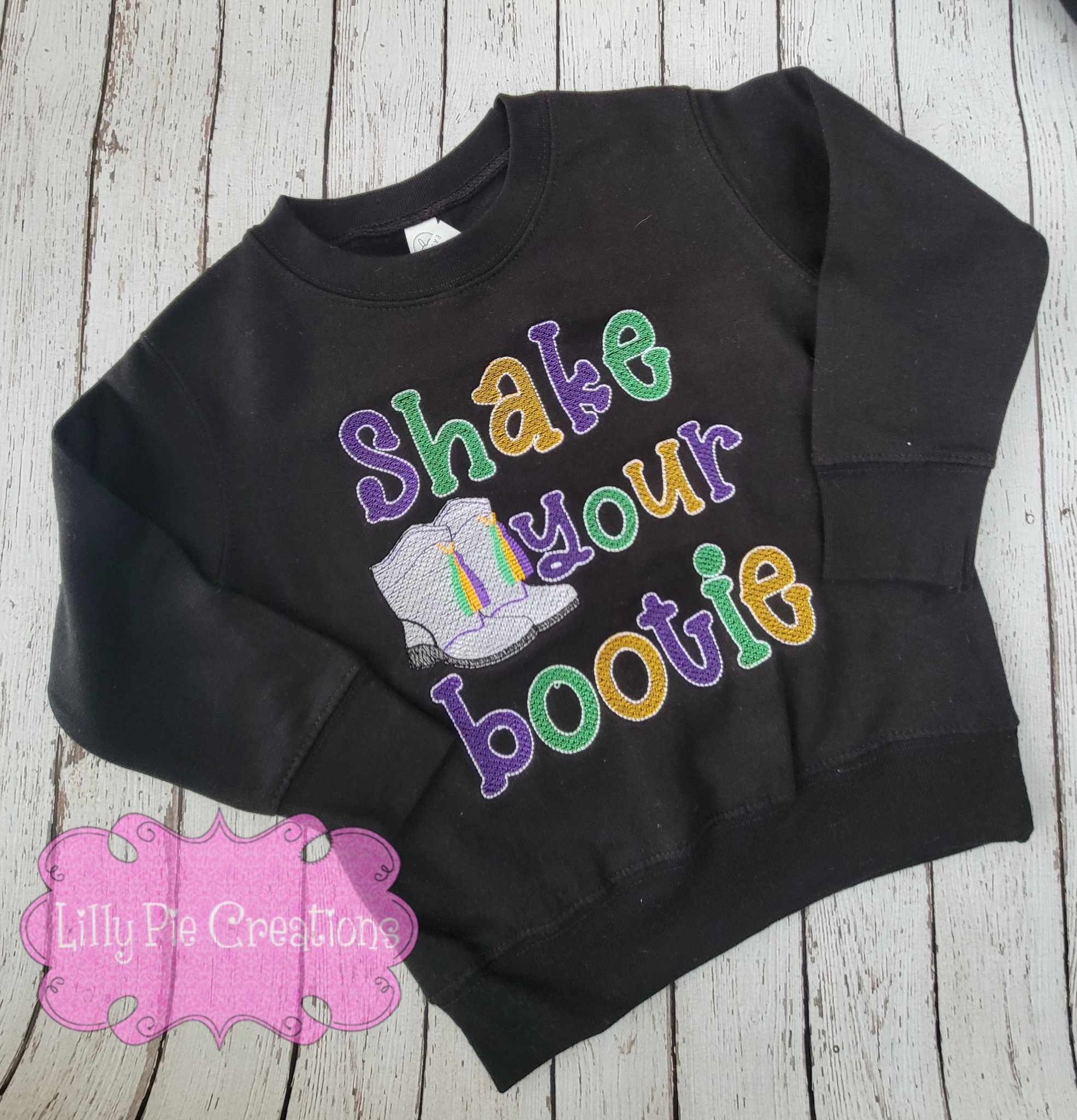 Shake Your Bootie Mardi Gras Sweatshirt - Youth & Adult Sizes Available
