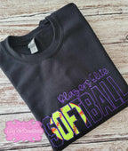 Custom Embroidered Softball Shirt/Sweatshirt - add mom, team name, or players name