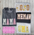Mama Applique Sweatshirt -11/28/25 is Last Day to order for Christmas delivery