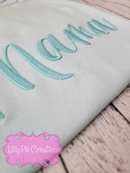 Puff Embroidered Mama Comfort Colors Tee- Monochrome Mama Shirt