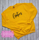 Custom Mascot Sweatshirt - Puff Embroidery