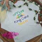 Official King Cake Taster Kids Mardi Gras Shirt