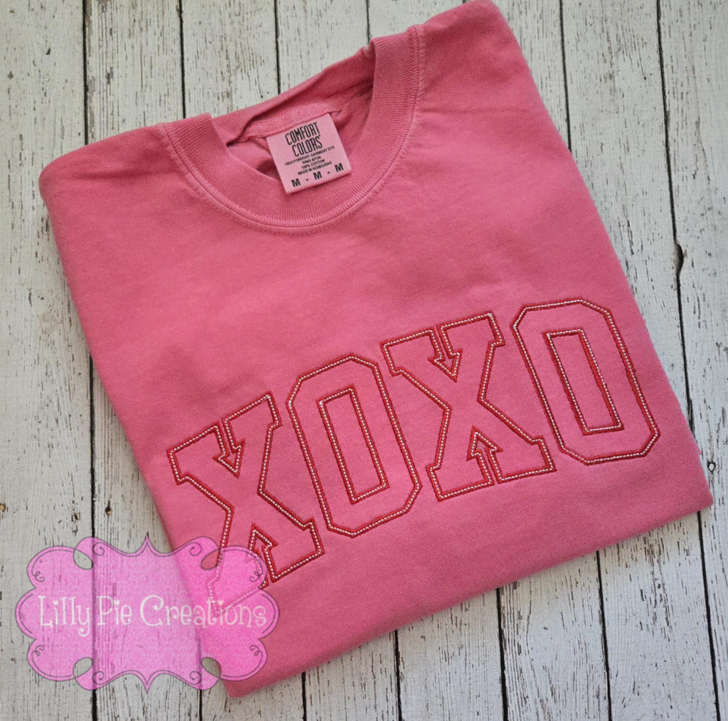 Preppy XOXO Comfort Colors Valentine's Day Shirt