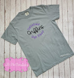 Custom Embroidered High School Comfort Color T-shirts