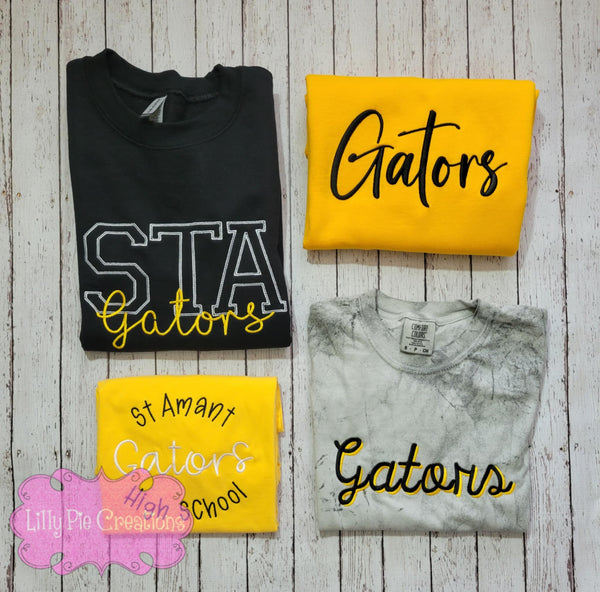 Ascension Parish High School Spirt Bundle -4 Schools to choose from (includes 2 shirts and 2 sweatshirts)