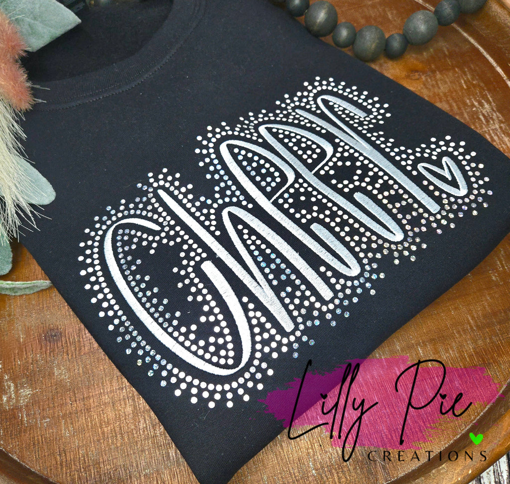 Cheer Embroidered Sweatshirt - Available with and without spangles