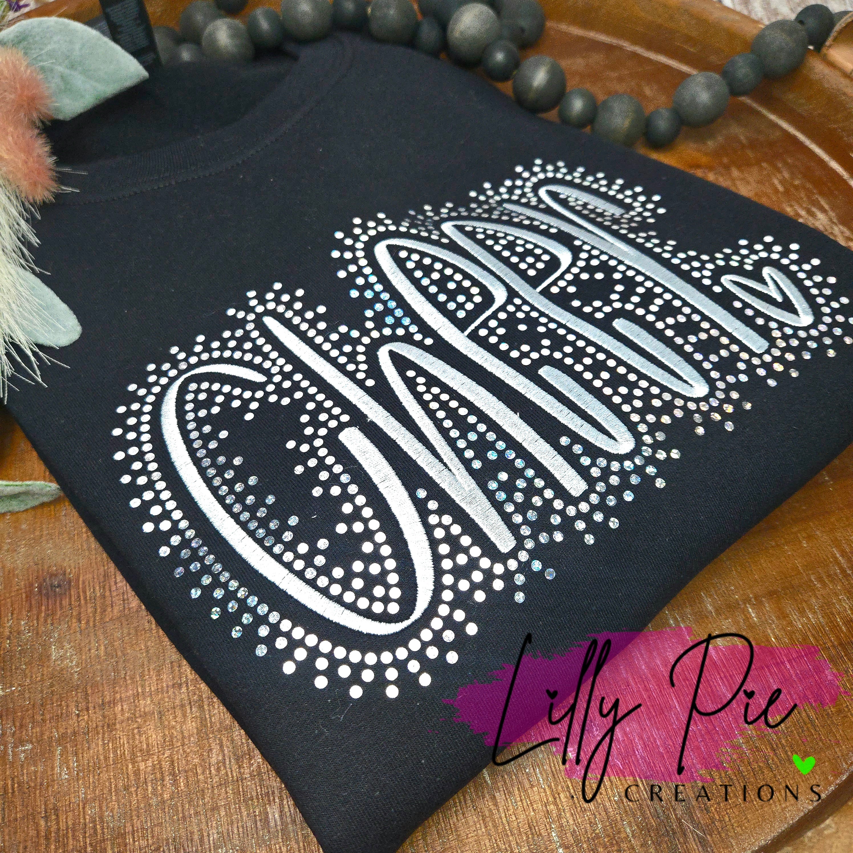 Cheer Embroidered Sweatshirt - Available with and without spangles