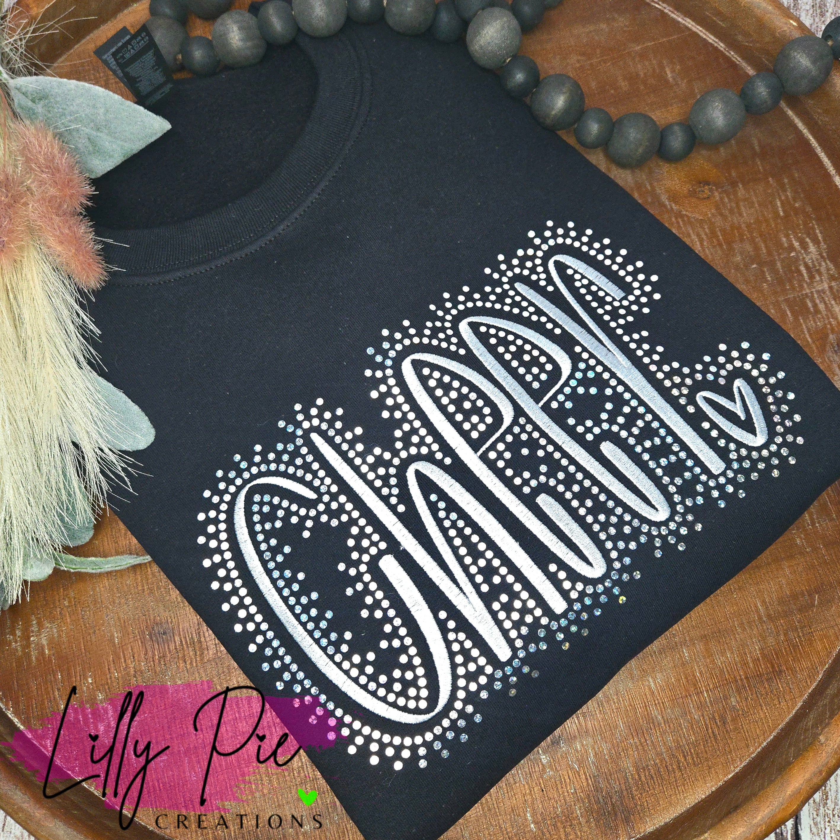 Cheer Embroidered Sweatshirt - Available with and without spangles