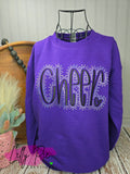 Cheer Embroidered Sweatshirt - Available with and without spangles