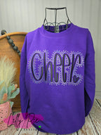 Cheer Embroidered Sweatshirt - Available with and without spangles