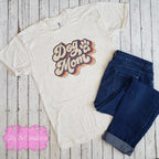 Dog Mom Shirt - Retro Fur Mama Shirt