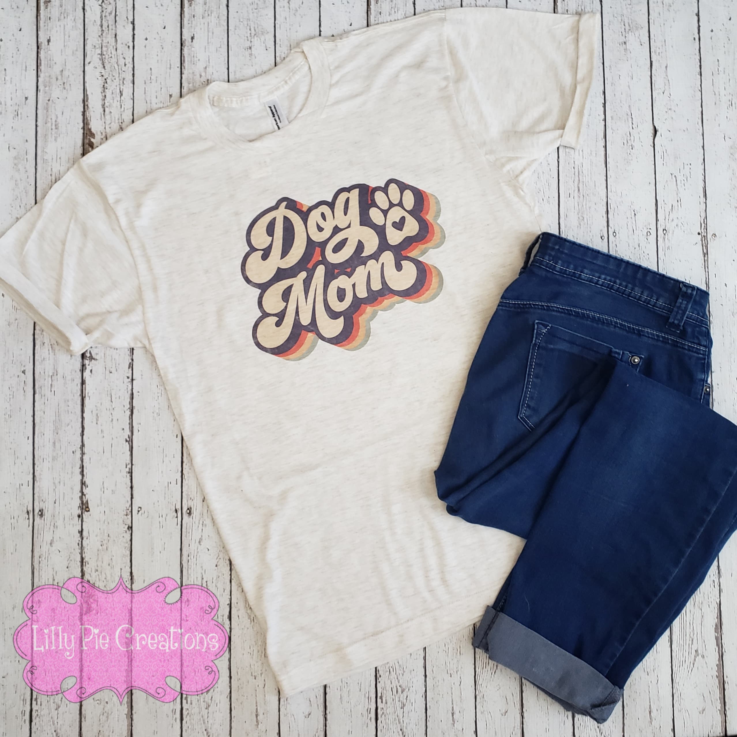 Dog Mom Shirt - Retro Fur Mama Shirt