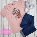 He is Risen Ladies Cross T-Shirt - Easter Shirt for Women - 2 colors available