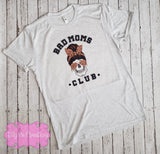 Bad Mom's Club Shirt - Messy Bun Mom Skull Shirt