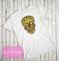 Softball Sugar Skull T-shirt - Softball Mom Shirt