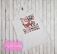 Peace Love Baseball Shirt - Baseball Mom T-shirt