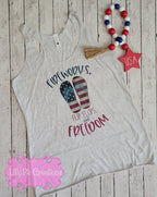 Fireworks, Flip Flops & Freedom 4th of July Shirt