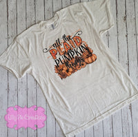 All the Plaid and Pumpkin Things Fall Shirt - Pumpkin T-shirt