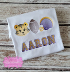 Personalized Boys Tiger Shirt - Boys Football Shirt