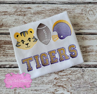 Personalized Boys Tiger Shirt - Boys Football Shirt