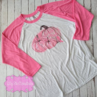 In October We Wear Pink Shirt - Pink Pumpkin Breast Cancer Awareness Shirt