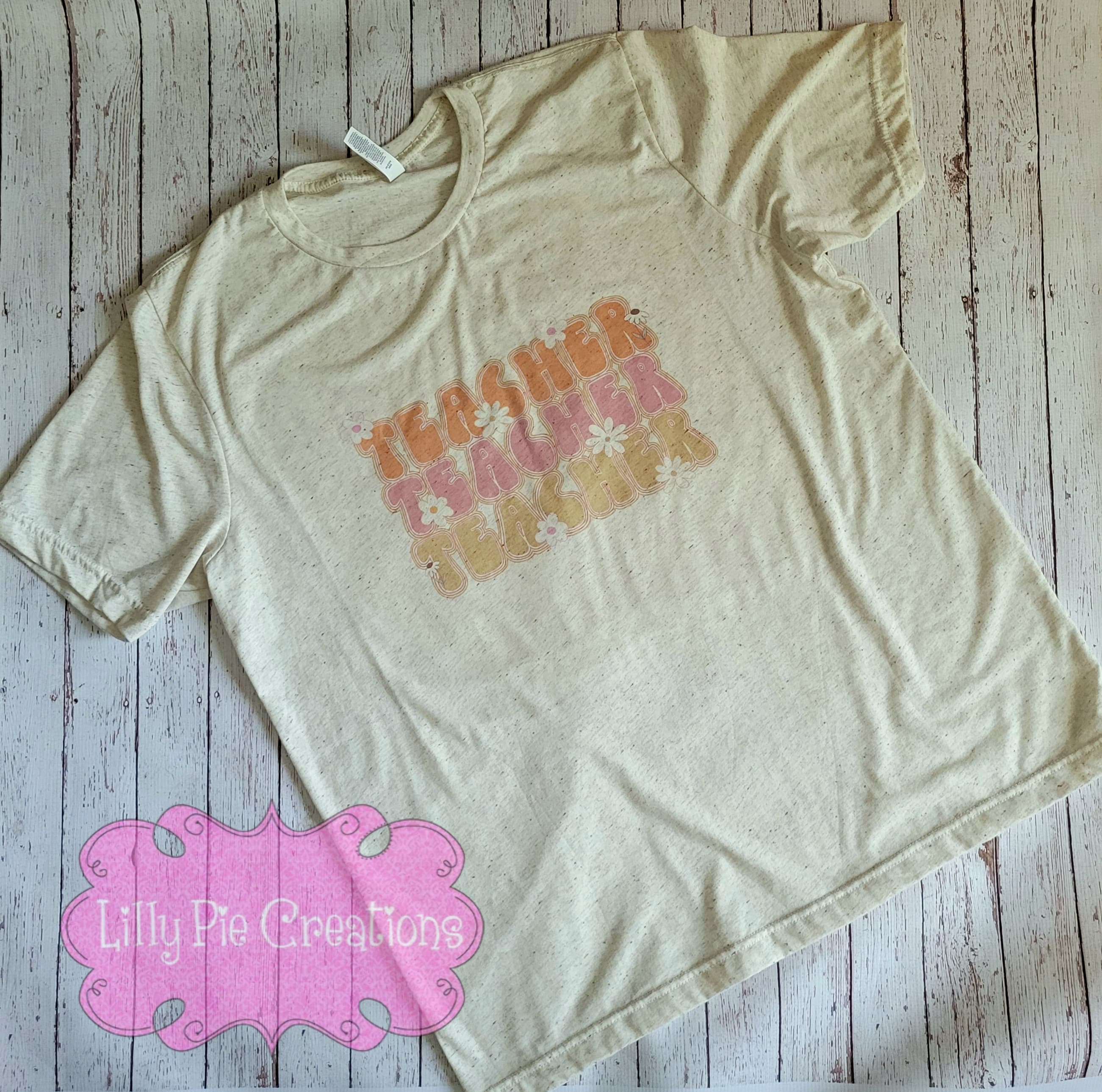 Groovy Daisy Teacher Shirt or Sweatshirt