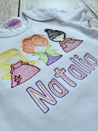 Embroidered Witch Trio Halloween Shirt